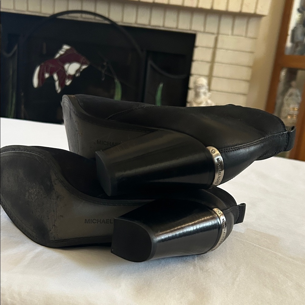 Michael Kors Sleek Black Ankle Booties - Picture 6 of 6